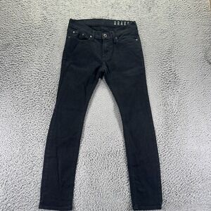 Bullhead Drakes Jeans Mens 30x29 Black Cotton Denim Skinny Leg Workwear Stretch